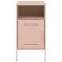 Nachttische, 2 Stück, kaltgewalzter Stahl, rosa, 36x39x68 cm. von , Nachttische - Ref: Foro24-843069, Preis: 113,56 €, Rabatt: %