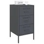 Nightstands 2 units anthracite gray steel 36x39x68 cm by , Nightstands - Ref: Foro24-843083, Price: 170,38 €, Discount: %