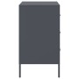 Mesitas de noche 2 unidades acero gris antracita 36x39x68 cm de , Mesitas de noche - Ref: Foro24-843083, Precio: 170,38 €, De...