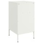 Nachttisch aus kaltgewalztem Stahl in Weiß 36x39x68 cm von , Nachttische - Ref: Foro24-843088, Preis: 92,17 €, Rabatt: %