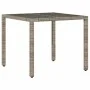 Garden table and 5-piece chair set with gray synthetic rattan cushions. by , Garden sets - Ref: Foro24-3276894, Price: 646,72...