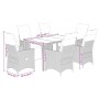 Gartentisch und Stühle 7-teilig und Kissen aus grauem Kunststoff-Rattan von , Gartensets - Ref: Foro24-3276896, Preis: 885,89...