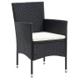 Sillas de comedor para jardín 4 unidades ratán sintético negro by vidaXL, Garden chairs - Ref: Foro24-310562, Price: 200,33 €...