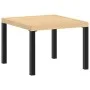 Garden bench with 3-piece cushions, steel frame with black powder coating. by , Garden sets - Ref: Foro24-3283650, Price: 251...