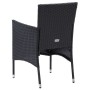 Sillas de comedor para jardín 4 unidades ratán sintético negro by vidaXL, Garden chairs - Ref: Foro24-310562, Price: 200,33 €...