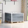 Pallet necklaces 3 units solid gray pine wood 100x100 cm by , Loading platforms and pallets - Ref: Foro24-3295376, Price: 103...