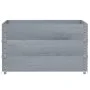 Pallet necklaces 3 units solid gray pine wood 100x100 cm by , Loading platforms and pallets - Ref: Foro24-3295376, Price: 103...