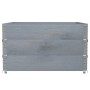 Palettenhalsketten, 3 Stück Massivholz aus grauer Kiefer 100x100 cm. von , Ladeplattformen und Paletten - Ref: Foro24-3295376...
