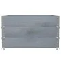 Pallet necklaces 3 units solid gray pine wood 100x100 cm by , Loading platforms and pallets - Ref: Foro24-3295376, Price: 103...