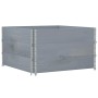Pallet necklaces 3 units solid gray pine wood 100x100 cm by , Loading platforms and pallets - Ref: Foro24-3295376, Price: 121...