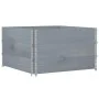 Pallet necklaces 3 units solid gray pine wood 100x100 cm by , Loading platforms and pallets - Ref: Foro24-3295376, Price: 103...
