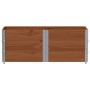 Collares de palets 3 uds madera maciza de pino marrón 150x50 cm de , Plataformas de carga y palés - Ref: Foro24-3295381, Prec...