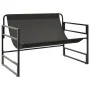 Garden bench with anthracite steel cushion 113 cm by , garden benches - Ref: Foro24-4009299, Price: 164,57 €, Discount: %