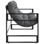 Garden bench with anthracite steel cushion 113 cm by , garden benches - Ref: Foro24-4009299, Price: 164,57 €, Discount: %