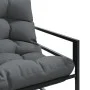Garden bench with anthracite steel cushion 113 cm by , garden benches - Ref: Foro24-4009299, Price: 164,57 €, Discount: %