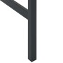 High table and garden stools set, 11 pieces, black steel by , Garden sets - Ref: Foro24-3283755, Price: 910,72 €, Discount: %