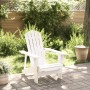 Adirondack chair made of solid white fir wood 69x85x90.5 cm by , Garden chairs - Ref: Foro24-4007243, Price: 83,89 €, Discoun...