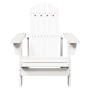 Massiver Adirondack-Stuhl aus weißer Fichte, 69x85x90,5 cm. von , Gartenstühle - Ref: Foro24-4007243, Preis: 83,89 €, Rabatt: %