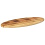 Tablero de mesa ovalado madera maciza de mango 80x40x2,5 cm de , Tableros para mesas - Ref: Foro24-370818, Precio: 44,01 €, D...