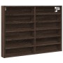 Ingenieurholz-Vitrine in Eichenbraun 80x8,5x58 cm von , Regale und Regale - Ref: Foro24-847960, Preis: 42,96 €, Rabatt: %