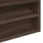Engineered wood display case in brown oak, 80x8.5x58 cm by , Shelves and shelves - Ref: Foro24-847960, Price: 42,30 €, Discou...