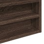 Vitrina de madera de ingeniería marrón roble 80x8,5x58 cm de , Estantes y estanterías - Ref: Foro24-847960, Precio: 44,49 €