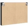 Vitrina de madera de ingeniería negra 80x8,5x58 cm de , Estantes y estanterías - Ref: Foro24-847955, Precio: 45,36 €, Descuen...