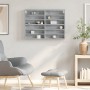Engineered wood display case in gray concrete 80x8.5x58 cm by , Shelves and shelves - Ref: Foro24-847957, Price: 44,08 €, Dis...