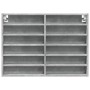 Engineered wood display case in gray concrete 80x8.5x58 cm by , Shelves and shelves - Ref: Foro24-847957, Price: 44,08 €, Dis...