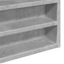 Engineered wood display case in gray concrete 80x8.5x58 cm by , Shelves and shelves - Ref: Foro24-847957, Price: 44,08 €, Dis...