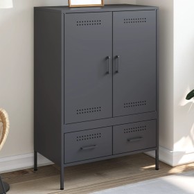 Kaltgewalzter Stahlschrank in Anthrazit 68x39x101,5 cm von , Sideboards - Ref: Foro24-843110, Preis: 177,34 €, Rabatt: %