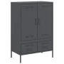 Kaltgewalzter Stahlschrank in Anthrazit 68x39x101,5 cm von , Sideboards - Ref: Foro24-843110, Preis: 175,00 €, Rabatt: %