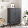 Cold-rolled anthracite steel sideboard 68x39x101.5 cm by , Sideboards - Ref: Foro24-843110, Price: 177,34 €, Discount: %