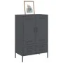Kaltgewalzter Stahlschrank in Anthrazit 68x39x101,5 cm von , Sideboards - Ref: Foro24-843110, Preis: 175,00 €, Rabatt: %