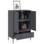 Kaltgewalzter Stahlschrank in Anthrazit 68x39x101,5 cm von , Sideboards - Ref: Foro24-843110, Preis: 177,34 €, Rabatt: %