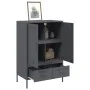 Kaltgewalzter Stahlschrank in Anthrazit 68x39x101,5 cm von , Sideboards - Ref: Foro24-843110, Preis: 175,00 €, Rabatt: %
