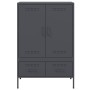 Kaltgewalzter Stahlschrank in Anthrazit 68x39x101,5 cm von , Sideboards - Ref: Foro24-843110, Preis: 177,34 €, Rabatt: %
