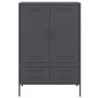 Kaltgewalzter Stahlschrank in Anthrazit 68x39x101,5 cm von , Sideboards - Ref: Foro24-843110, Preis: 175,00 €, Rabatt: %