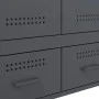 Cold-rolled anthracite steel sideboard 68x39x101.5 cm by , Sideboards - Ref: Foro24-843110, Price: 175,00 €, Discount: %