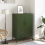 Kaltgewalzter Stahlschrank in Olivgrün 68x39x101,5 cm von , Sideboards - Ref: Foro24-843112, Preis: 179,81 €, Rabatt: %