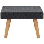 Black synthetic rattan garden coffee table by vidaXL, Garden tables - Ref: Foro24-310222, Price: 64,24 €, Discount: %