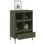 Kaltgewalzter Stahlschrank in Olivgrün 68x39x101,5 cm von , Sideboards - Ref: Foro24-843106, Preis: 153,65 €, Rabatt: %