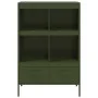Kaltgewalzter Stahlschrank in Olivgrün 68x39x101,5 cm von , Sideboards - Ref: Foro24-843106, Preis: 153,65 €, Rabatt: %