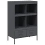 Cold-rolled anthracite steel sideboard 68x39x101.5 cm by , Sideboards - Ref: Foro24-843104, Price: 153,65 €, Discount: %