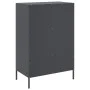 Cold-rolled anthracite steel sideboard 68x39x101.5 cm by , Sideboards - Ref: Foro24-843104, Price: 153,65 €, Discount: %