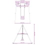 Outdoor swing set with one swing by , Swings and play structures - Ref: Foro24-3283577, Price: 119,89 €, Discount: %