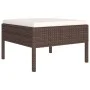 Set de muebles de jardín 2 piezas con cojines ratán PE marrón by vidaXL, Garden sets - Ref: Foro24-310205, Price: 150,62 €, D...