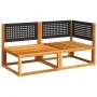 Zweiplätziges Gartensofa mit massiven Akazienholz-Kissen. von , Outdoor-Sofas - Ref: Foro24-4008171, Preis: 212,69 €, Rabatt: %