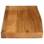Solid mango wood natural edge table top 80x20x2.5 cm by , Table tops - Ref: Foro24-370514, Price: 32,92 €, Discount: %