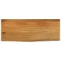 Solid mango wood natural edge table top 70x40x2.5 cm by , Table tops - Ref: Foro24-370537, Price: 57,67 €, Discount: %